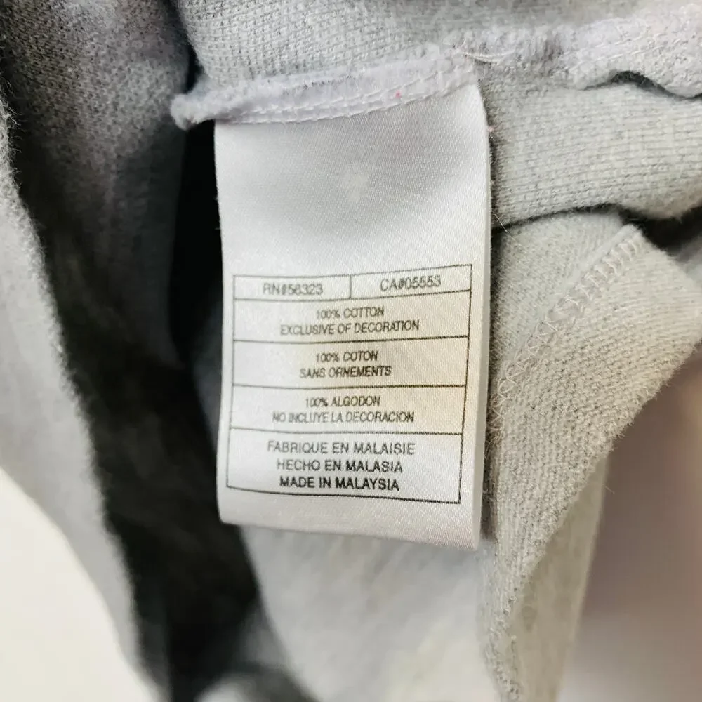 Nike Light Gray Cropped Polo Shirt Sz Medium